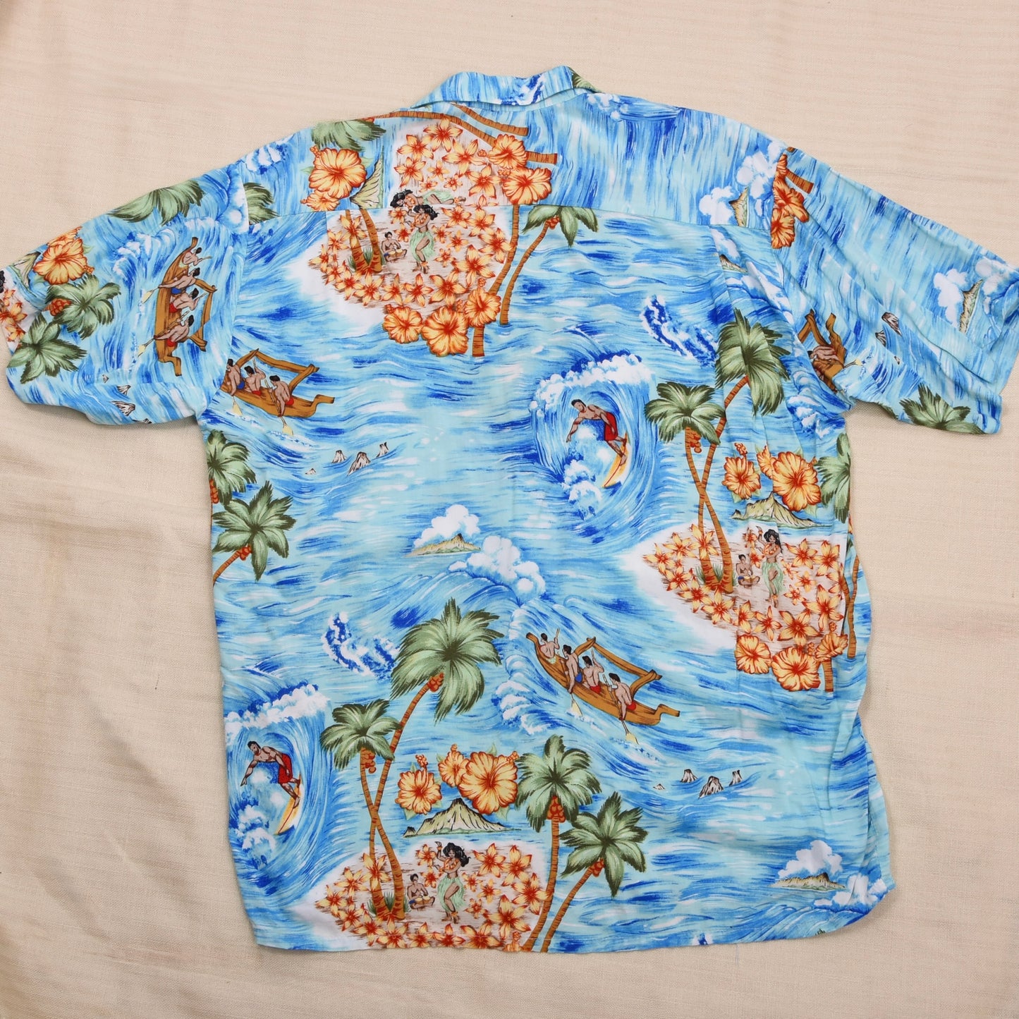 Vintage Pineapple Connection Hawaiihemd Größe M