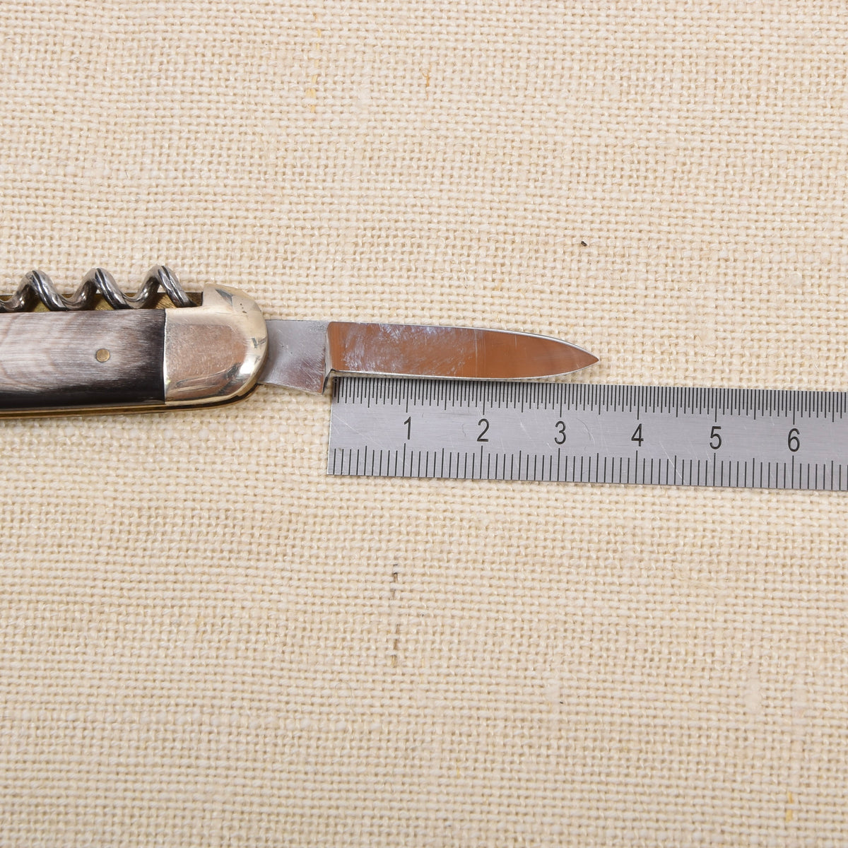 Vintage Friedrich Hartkopf Solingen Taschenmesser mit Horngriff