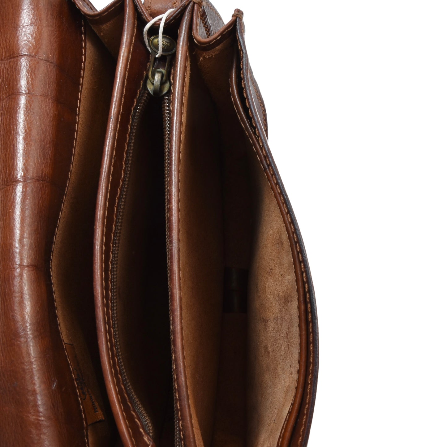 The Bridge Leather Accordian Saddle Bag - Brown