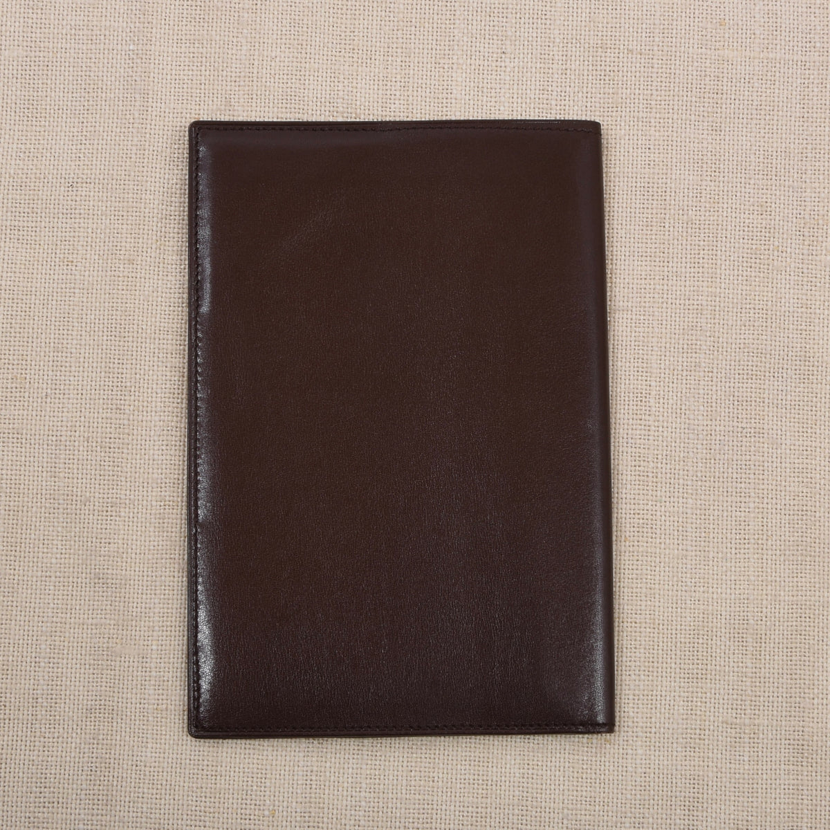 NOS Luxus Butterweich Leder Reisebrieftasche - Braun