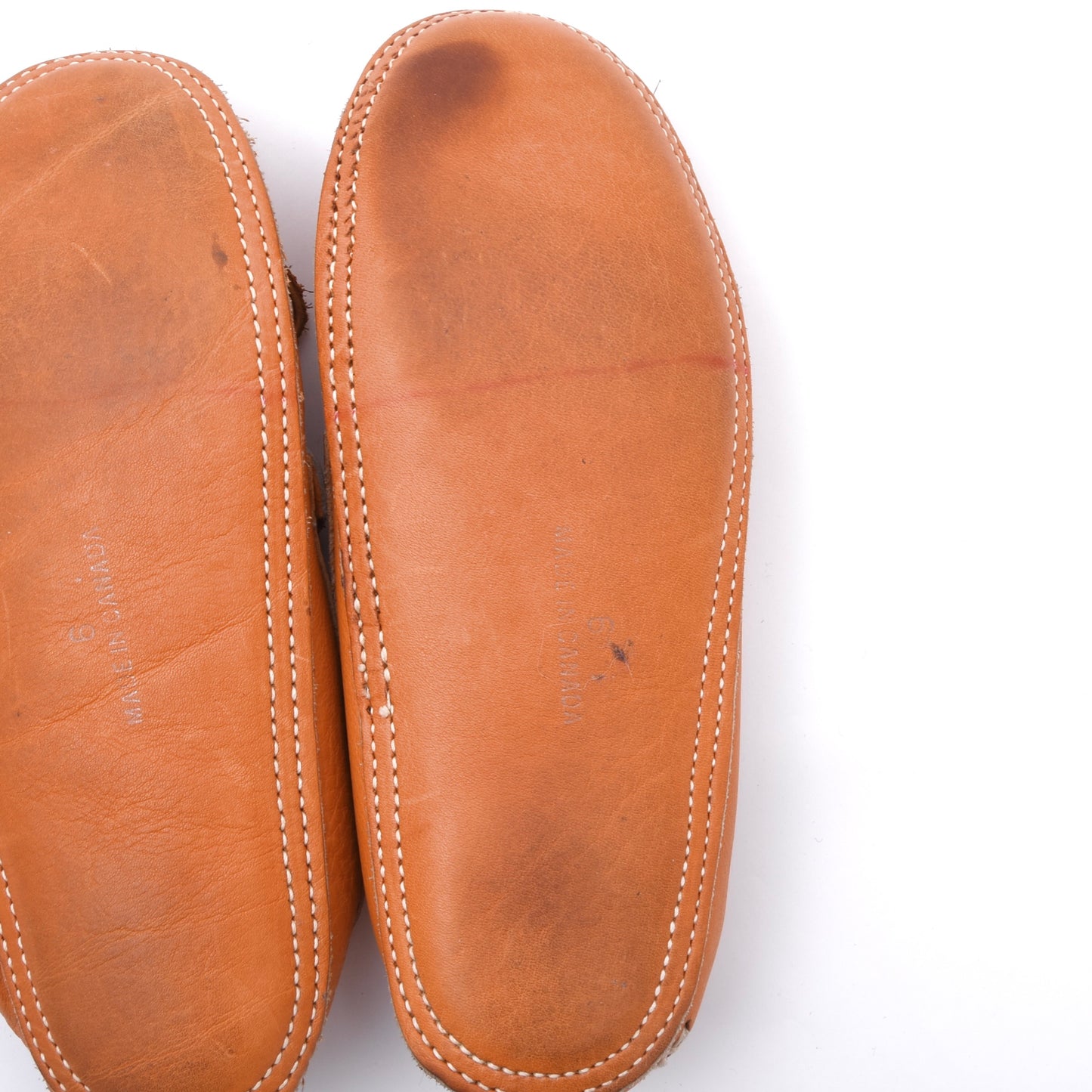 Laurentian Chief Karibu Mokassins/Hausschuhe Größe 6 - Orange