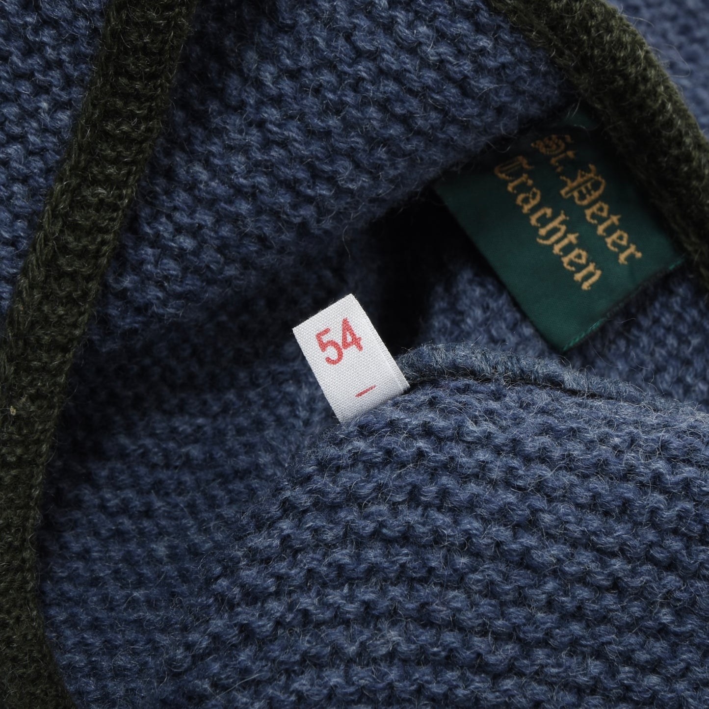 St. Peter Trachten Vest/Trachtenwestse Size 54 ca. 55cm - Blue