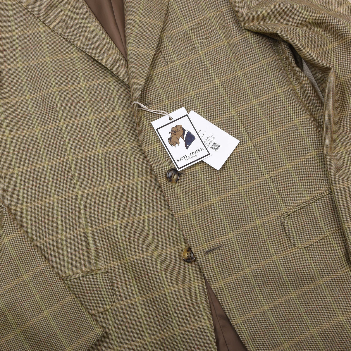 NWD Ermenegildo Zegna Trofeo Wolle Sakko Gr. 50L - Plaid