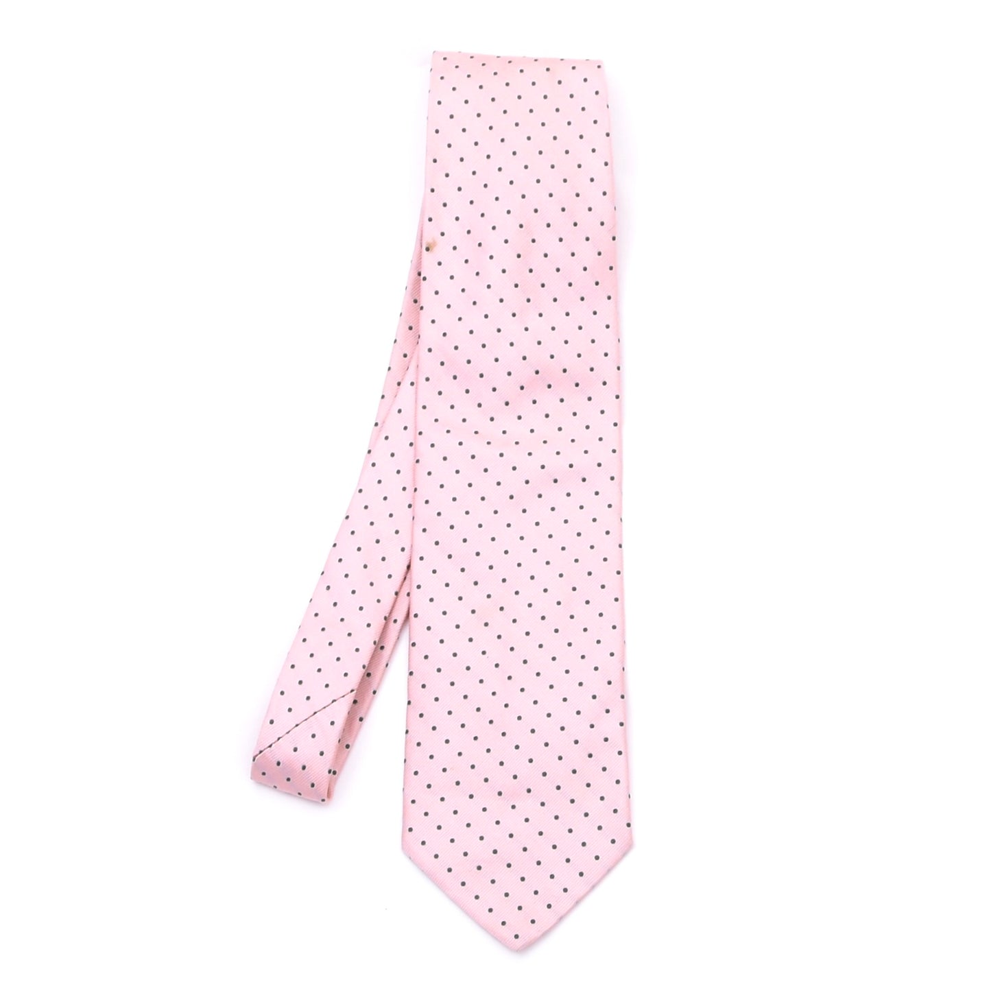Gössl Silk Tie ca. 145.5cm/9.5cm - Pink Polka Dot