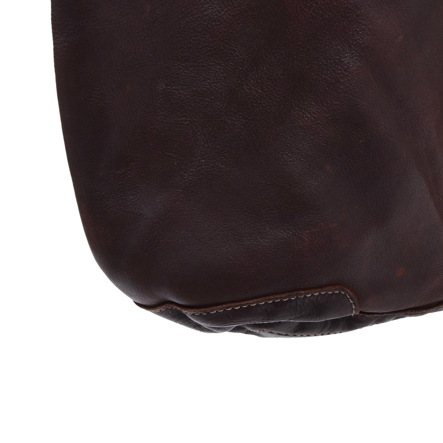 Jack Kinsky Leder Crossbody Bag ca. 40cm - Braun