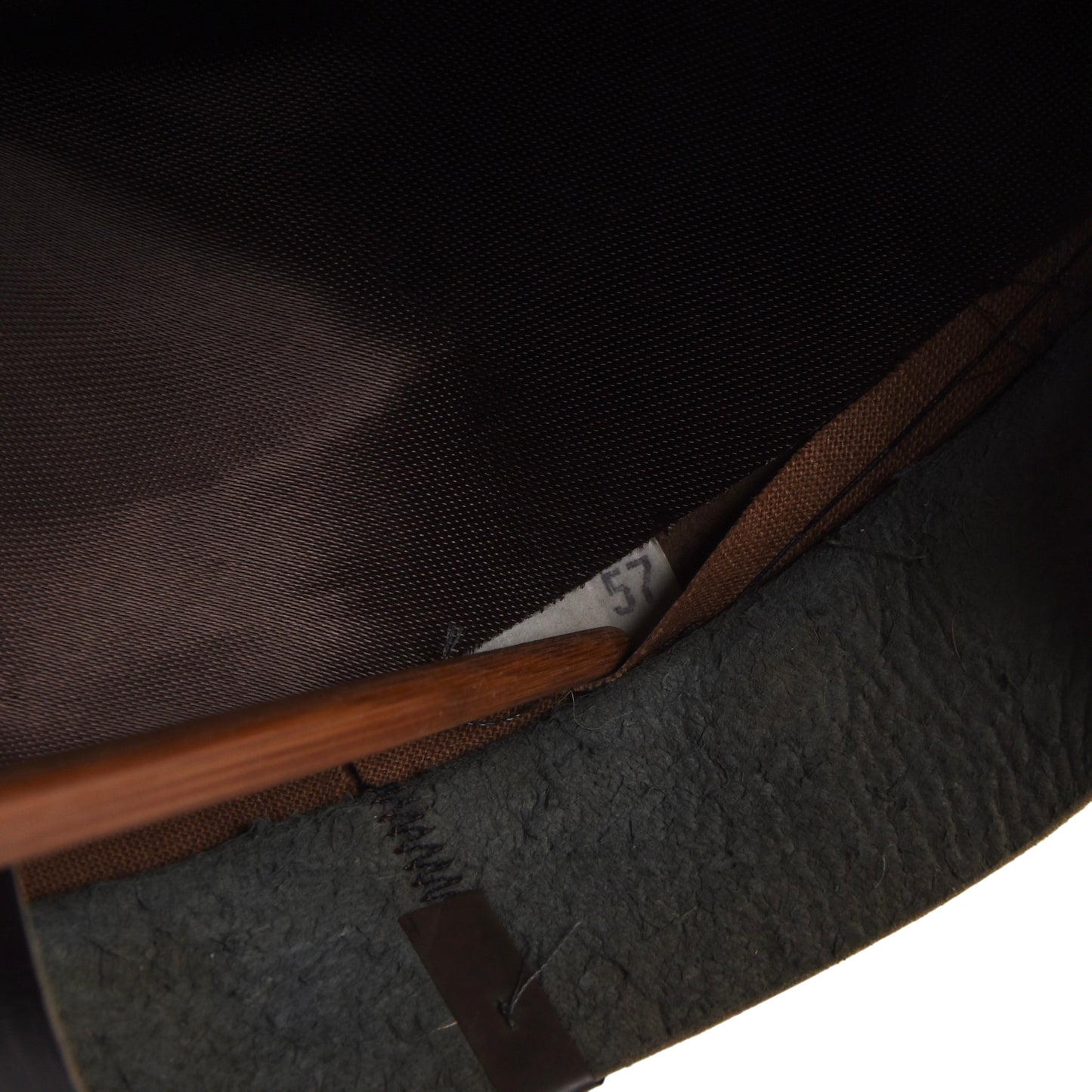 Stetson Royal Hut, 6,5 cm Krempe, Größe 57, Hellbraun/Braun