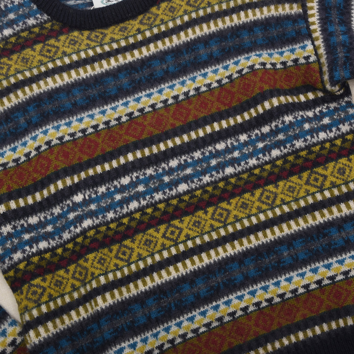 Vintage 1Libert 100% Wollle Fair Isle Pullover Gr. M