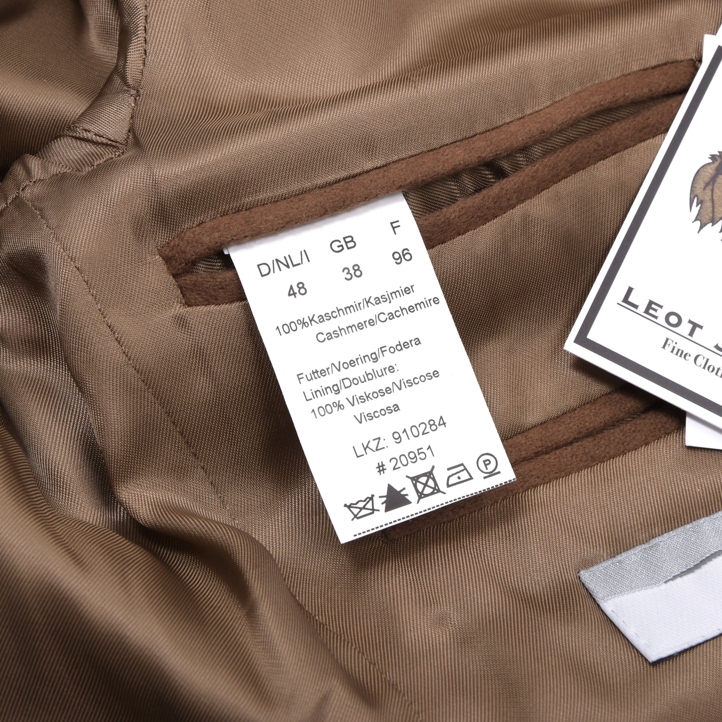 Heine 100% Kaschmir Jacke Größe 48 Brust ca. 54,5cm – Braun