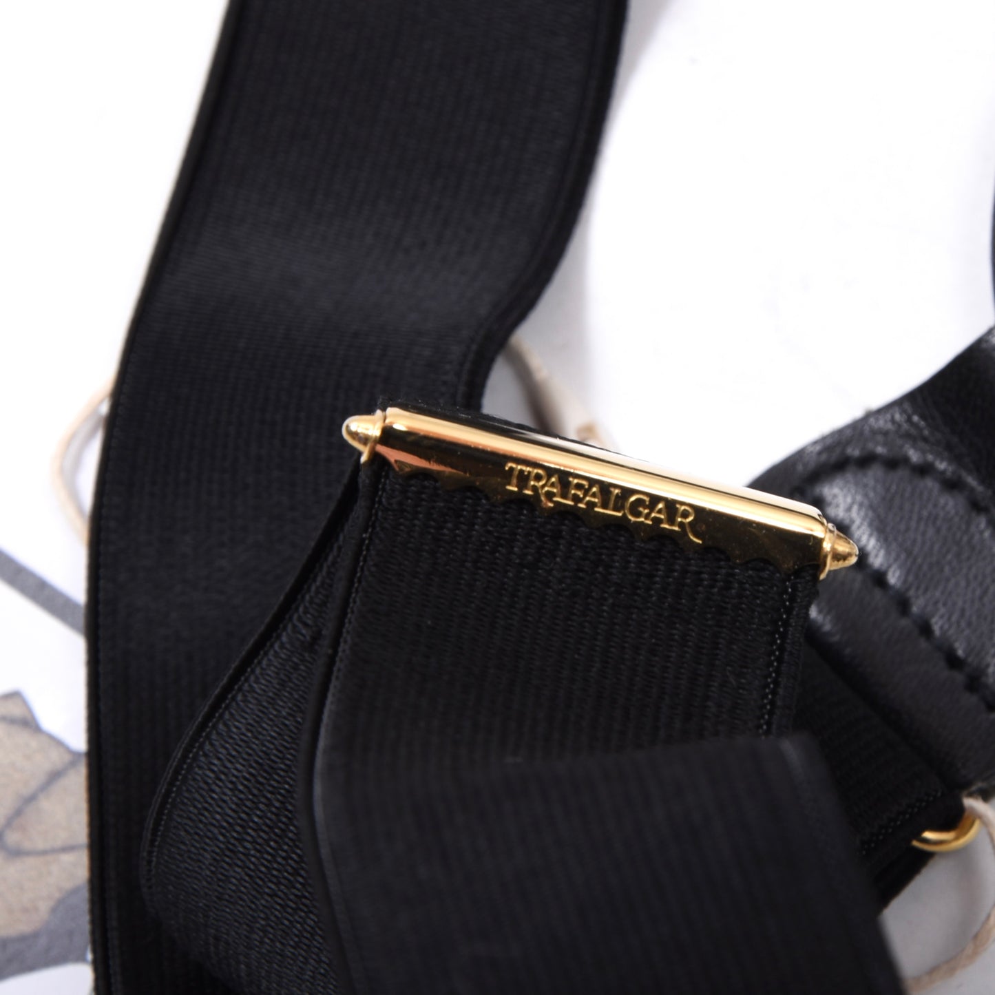 Trafalgar Elastic Braces/Suspenders - Black