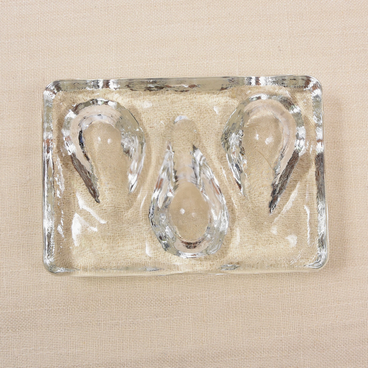 Vintage Solid Glass Pipe Stand