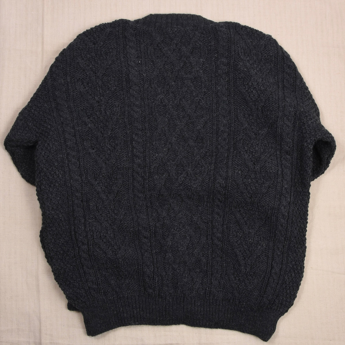 British Wool Cardigan Sweater Size XXL - Slate Grey