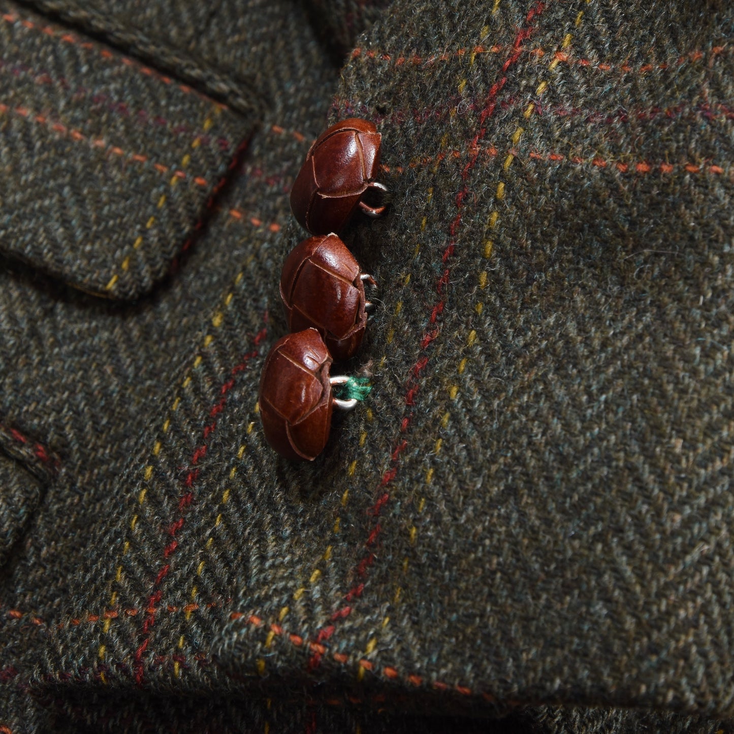 Royal Country Life Wool Jacket Size 25 ca. 55.5cm - Green