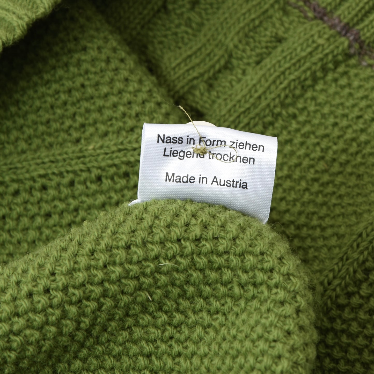 Kirrer Austria Wool Sweater Vest/Trachtenweste Chest ca. 66cm - Moss Green