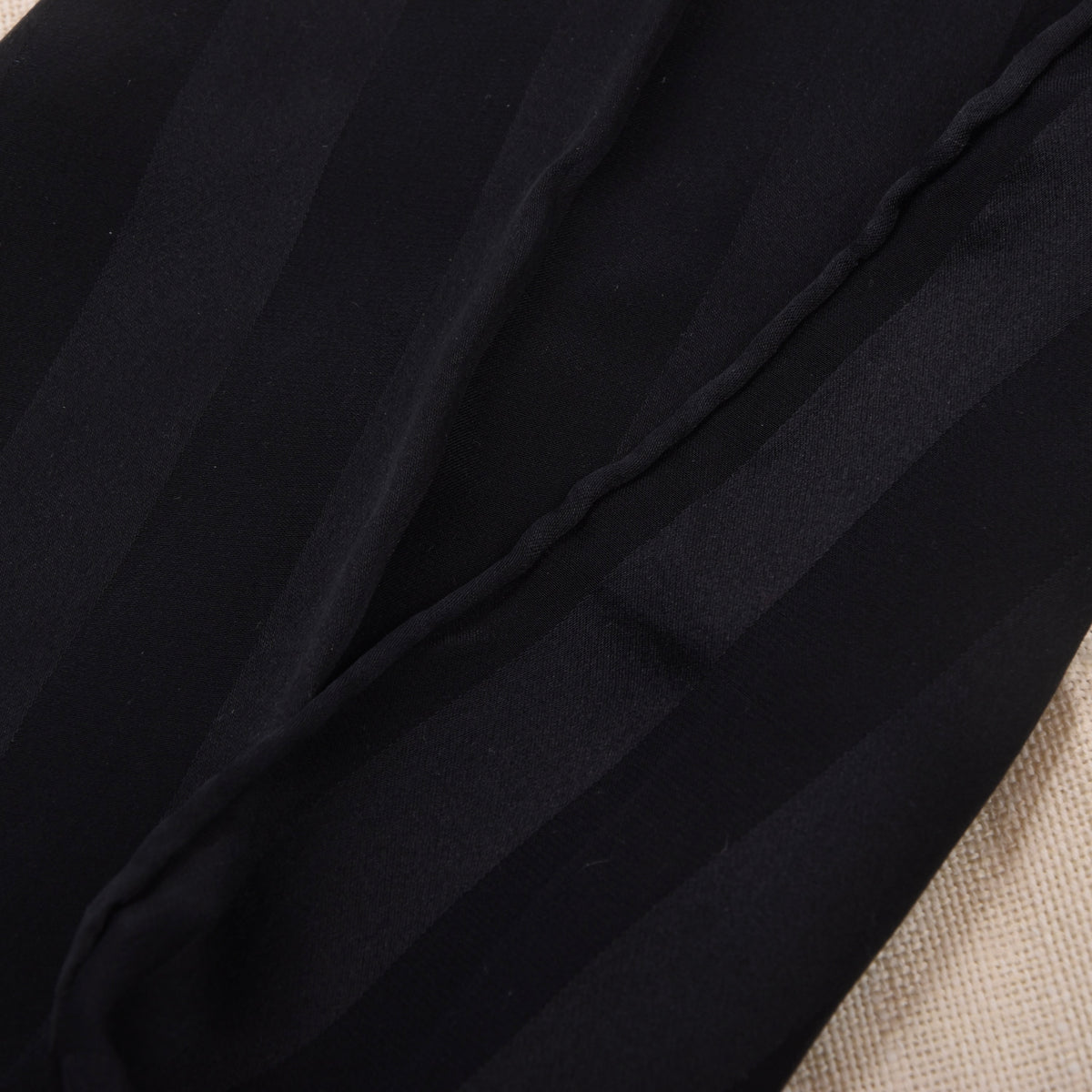 Striessnig Abend-Seidenschal, 100% Seide, ca. 188 cm - Schwarz