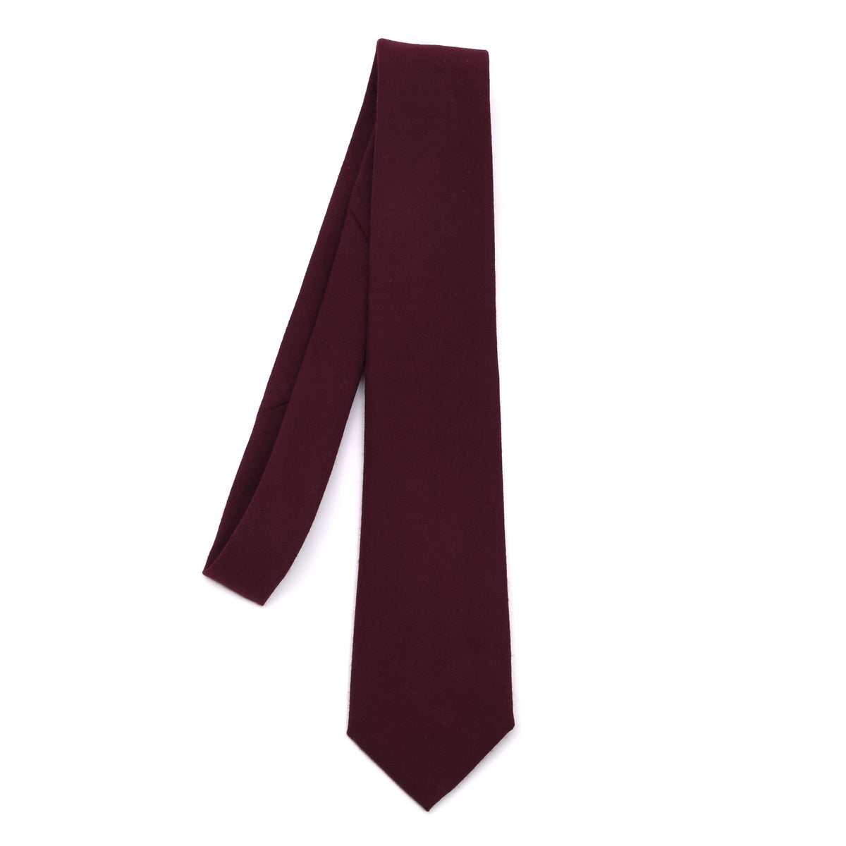 NOS P.C. Leschka x Phoenix Krawatte 100% Wolle Made in Austria – Aubergine