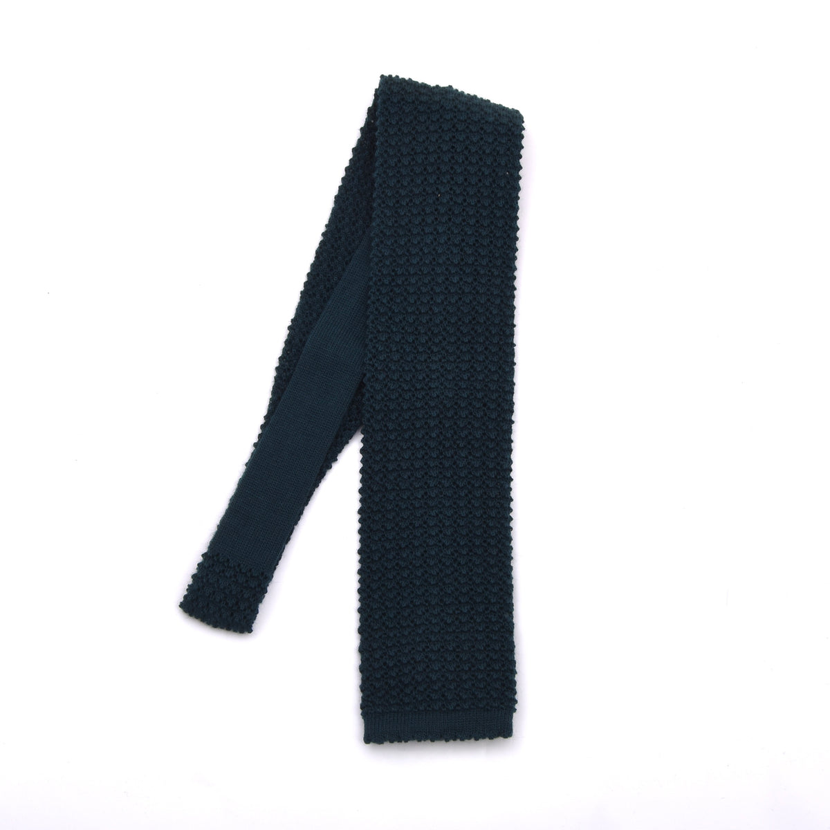 NOS Bleyle Grob Gestrickte Wollkrawatte – Petrol