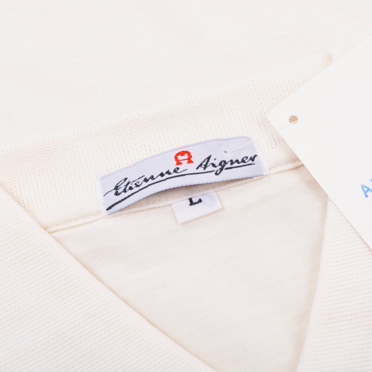 NOS Etienne Aigner Poloshirt Größe L ca. 57cm - Creme