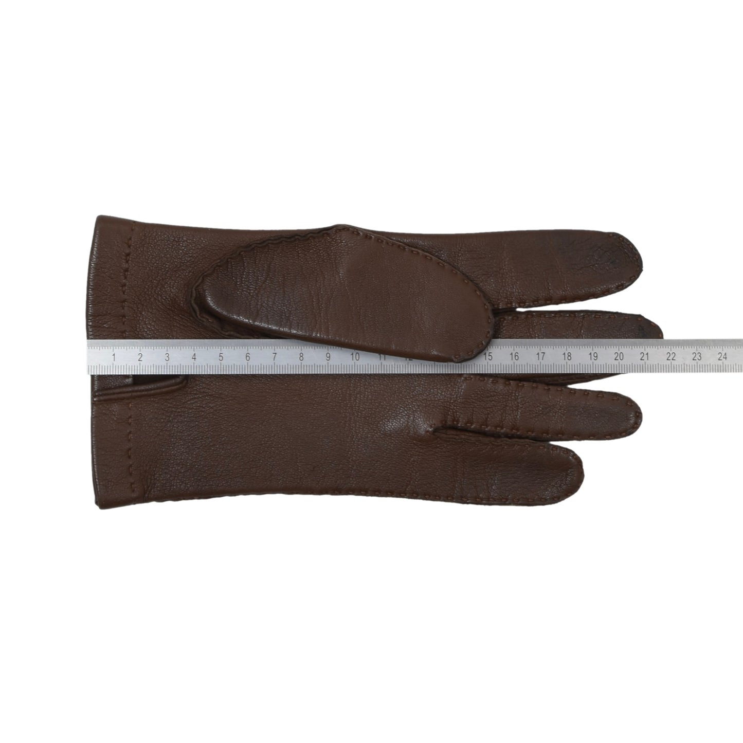 Classic Unlined Leather Gloves Size 8 1/4 - Brown
