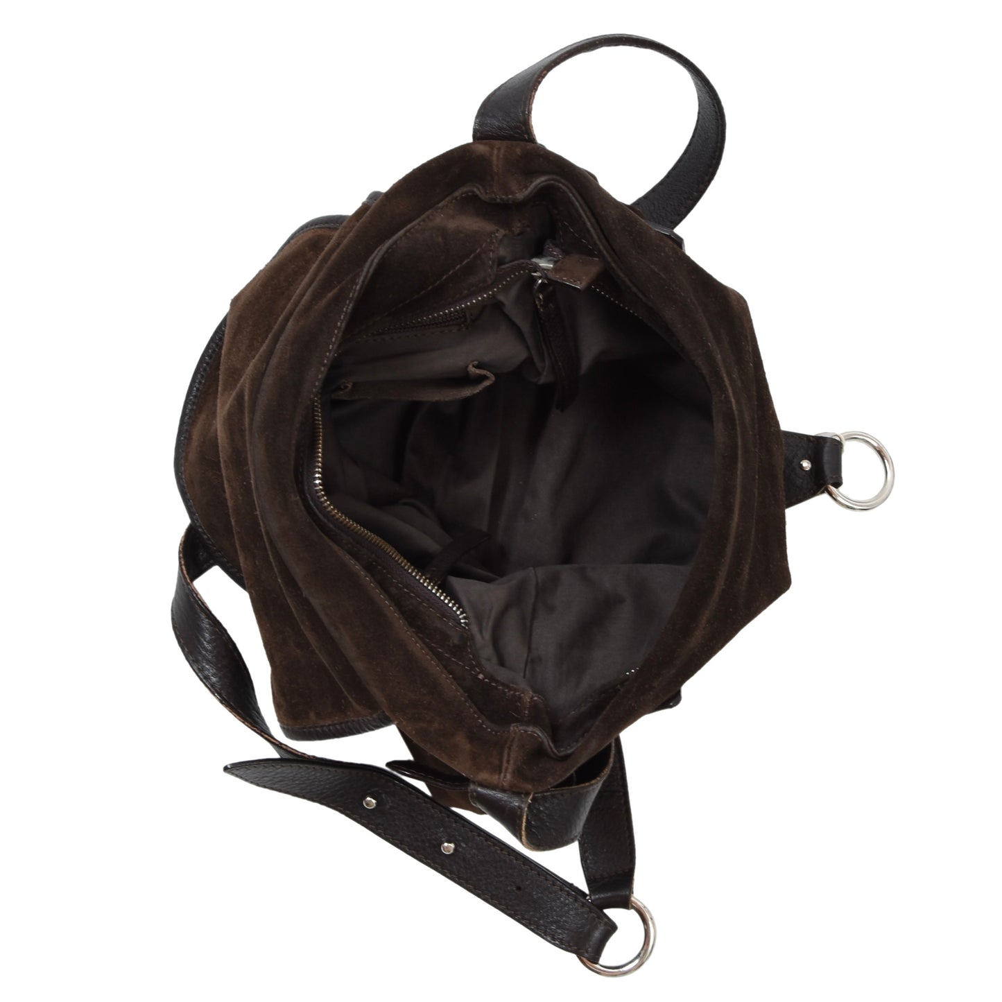 Max Mara Suede Cross Body Bag/Purse - Brown