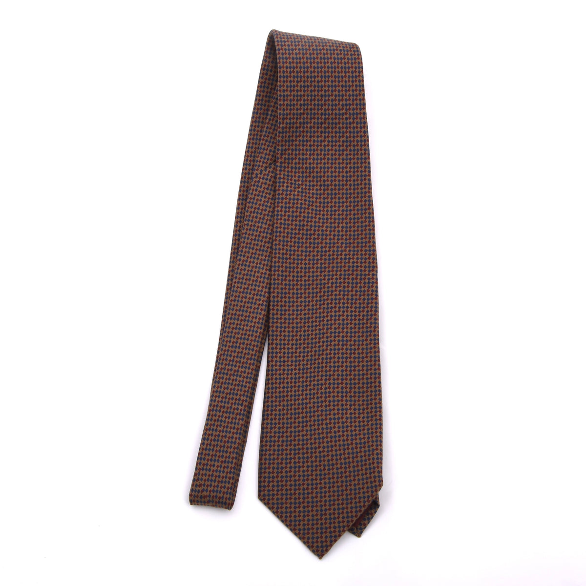 Polidori Roma Vintage Italian Madder Seide Krawatte ca. 139,5 – Blau/Rot