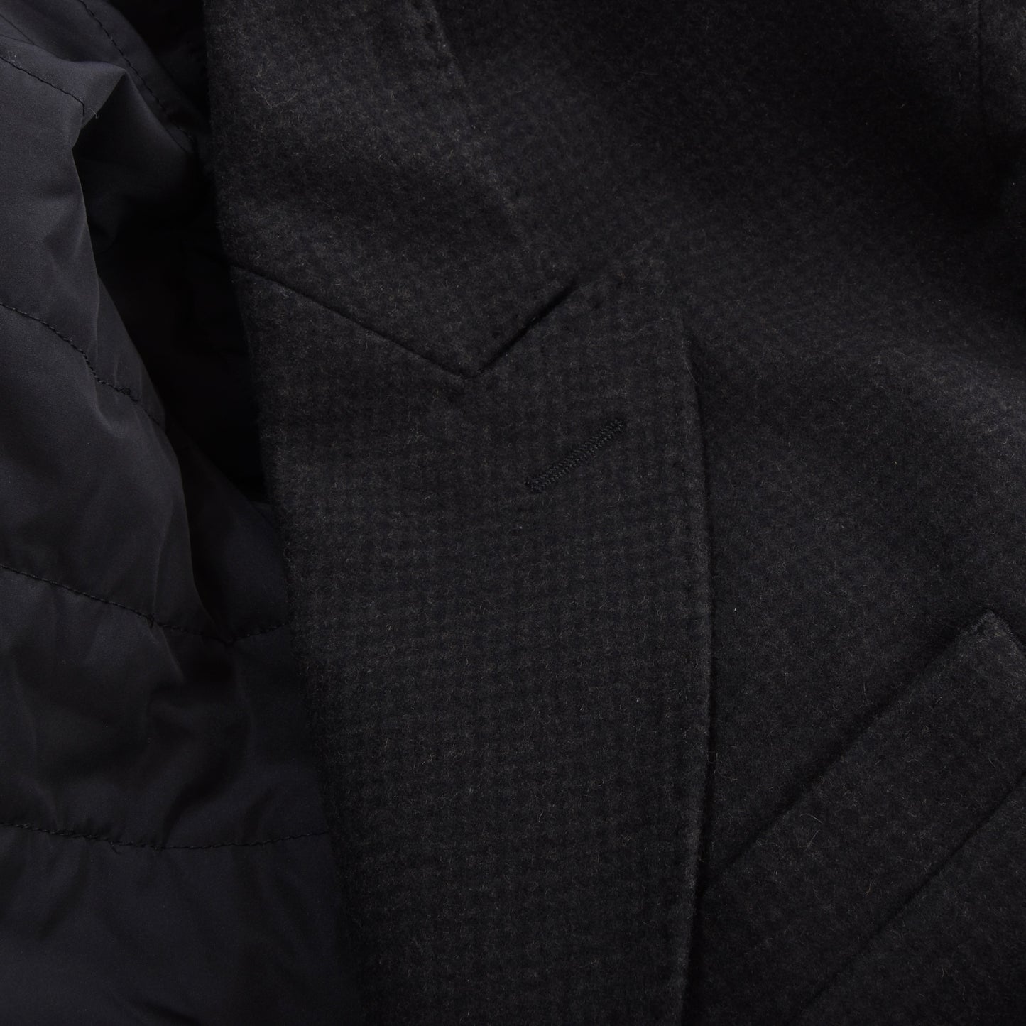 Massimo Dutti Wool Overcoat Size 54 ca. 59.5cm - Check