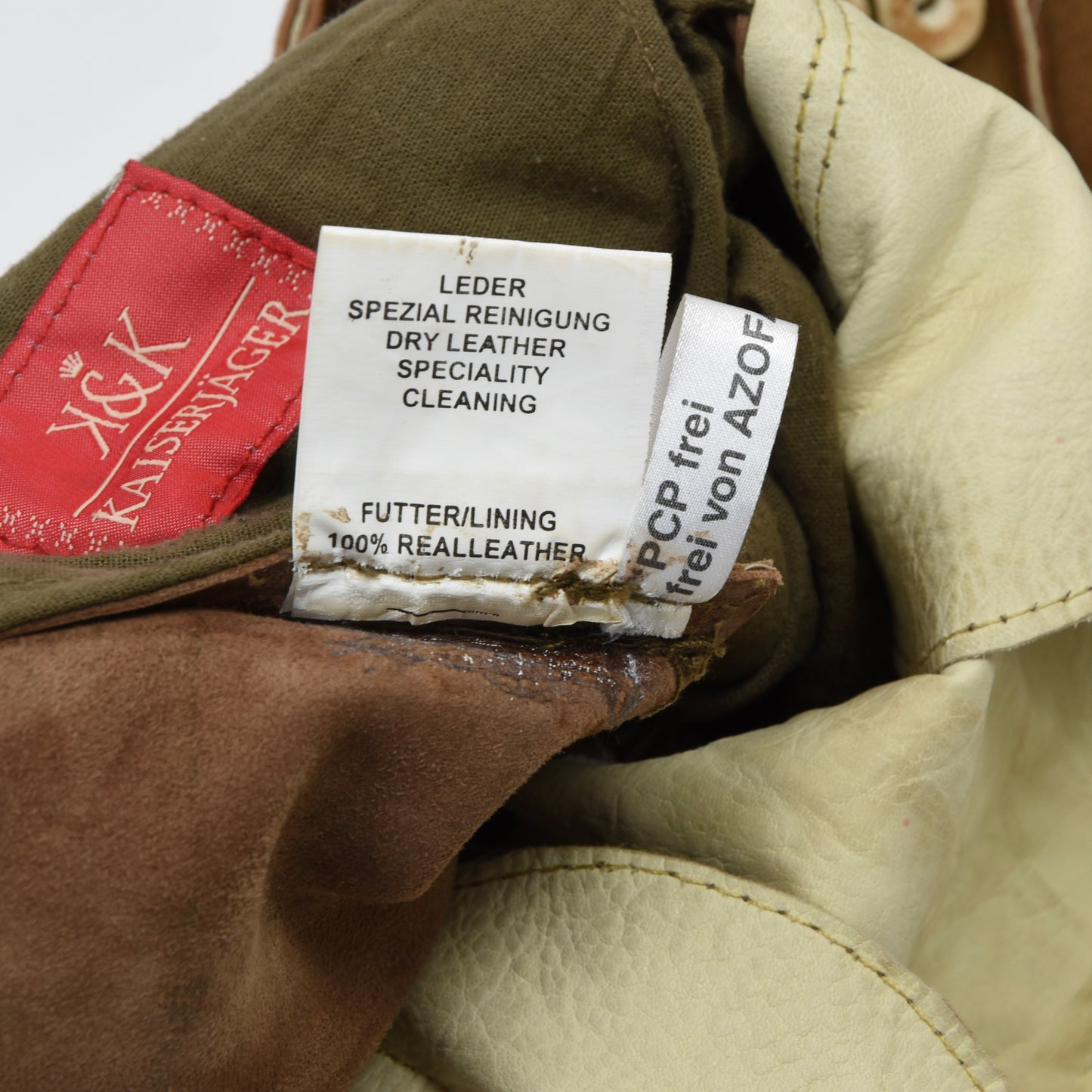 K&K Kaiserjäger Lederhose aus Wildleder Größe 50 - Braun