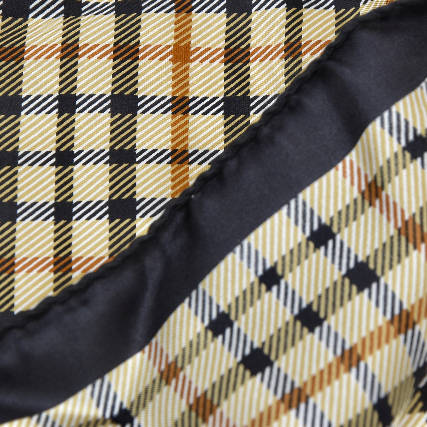 DAKS London 100% Silk Pocket Square - House Check