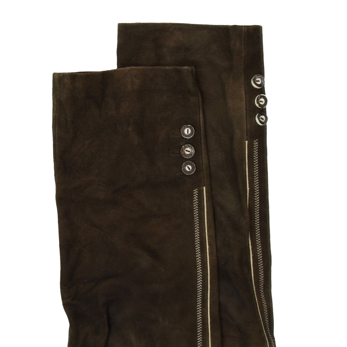 Spieth & Wensky Wild Bock Suede Lederhose/Pants Size 50 - Brown