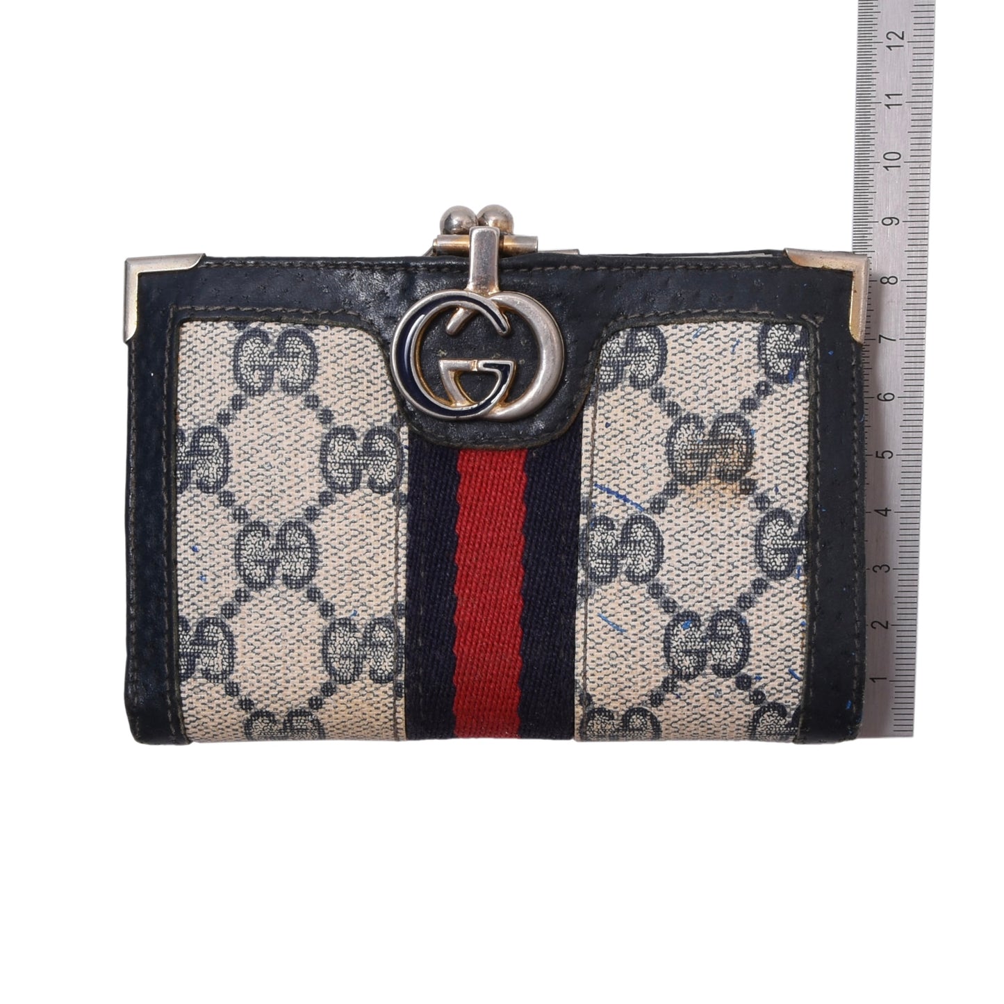 Vintage 1970er Geldbörse ca. 13cm - GG