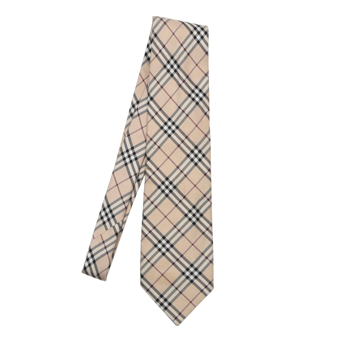 Burberry London Silk Tie ca. 150.5cm/9.5cm - Novacheck