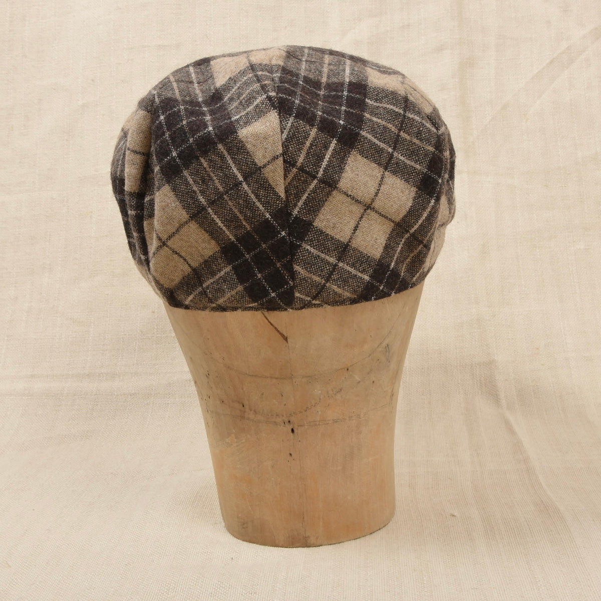 Kangol Tweed Peebles Wollmischung Schiebermütze Gr. S - Plaid