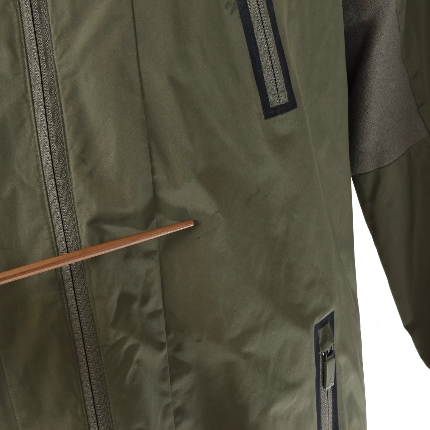 Air Jordan Long Jacket/Trench Size S - Green