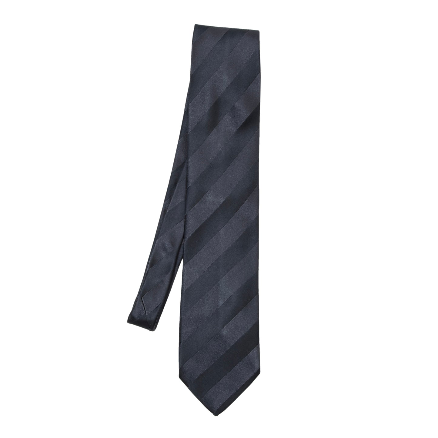 Brioni Seidenkrawatte ca. 154,5cm/9cm - Graue Streifen