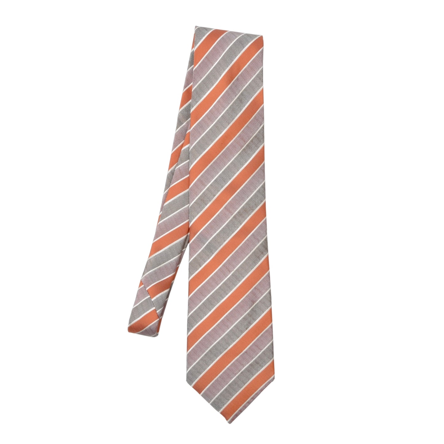 Hemley Silk ca. 146cm/9.4cm - Orange Stripes