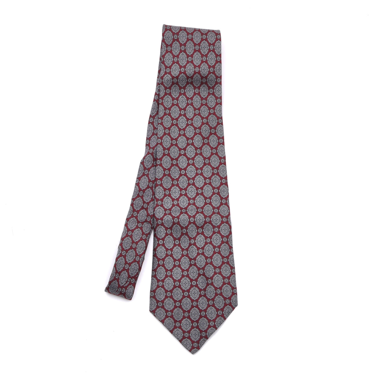 Vintage T. Emmerling Wien Silk Tie - Burgundy Neat
