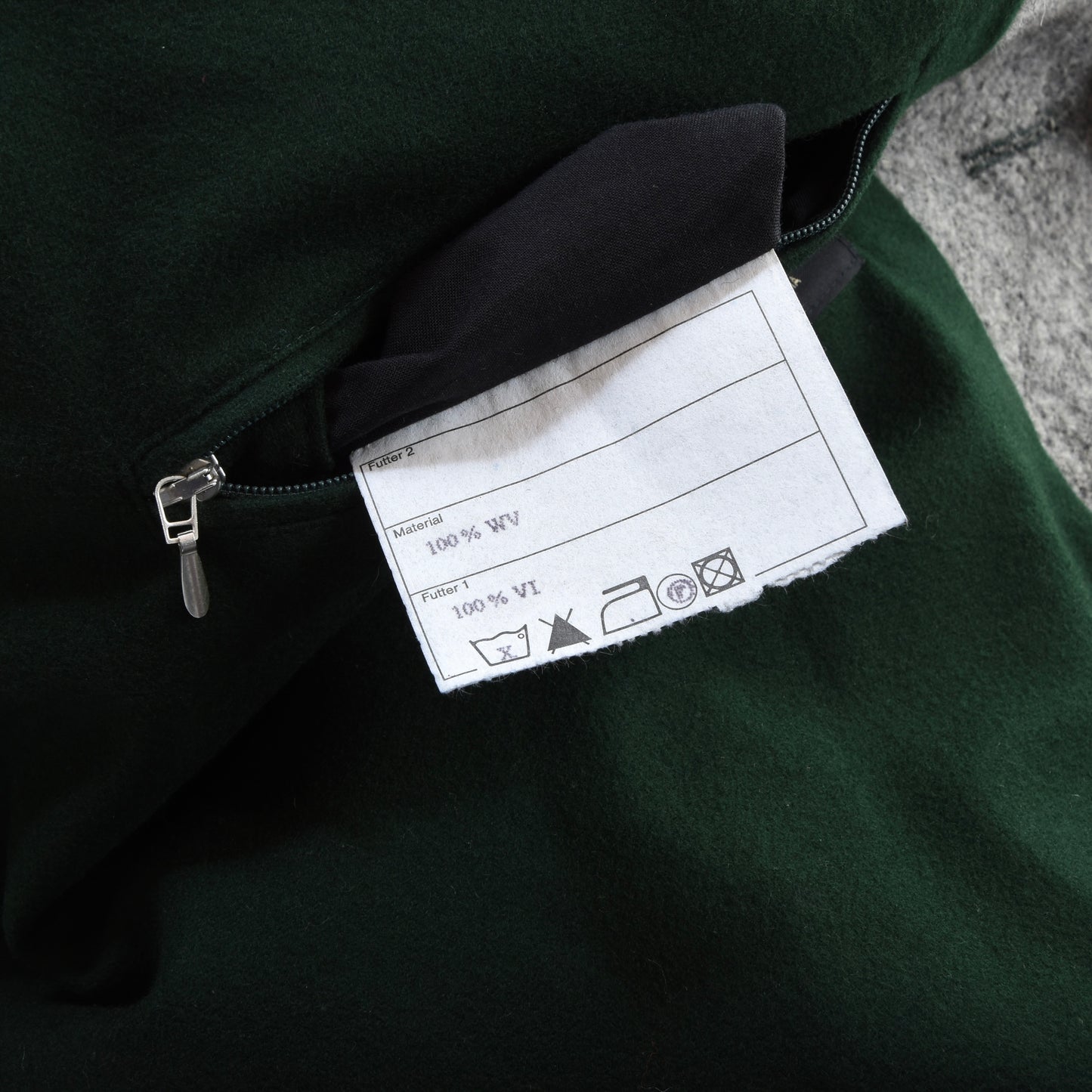 Allwerk x Loden Steiner Schladminger Mantel Gr. 54 Brustumfang ca. 64 cm – Grau