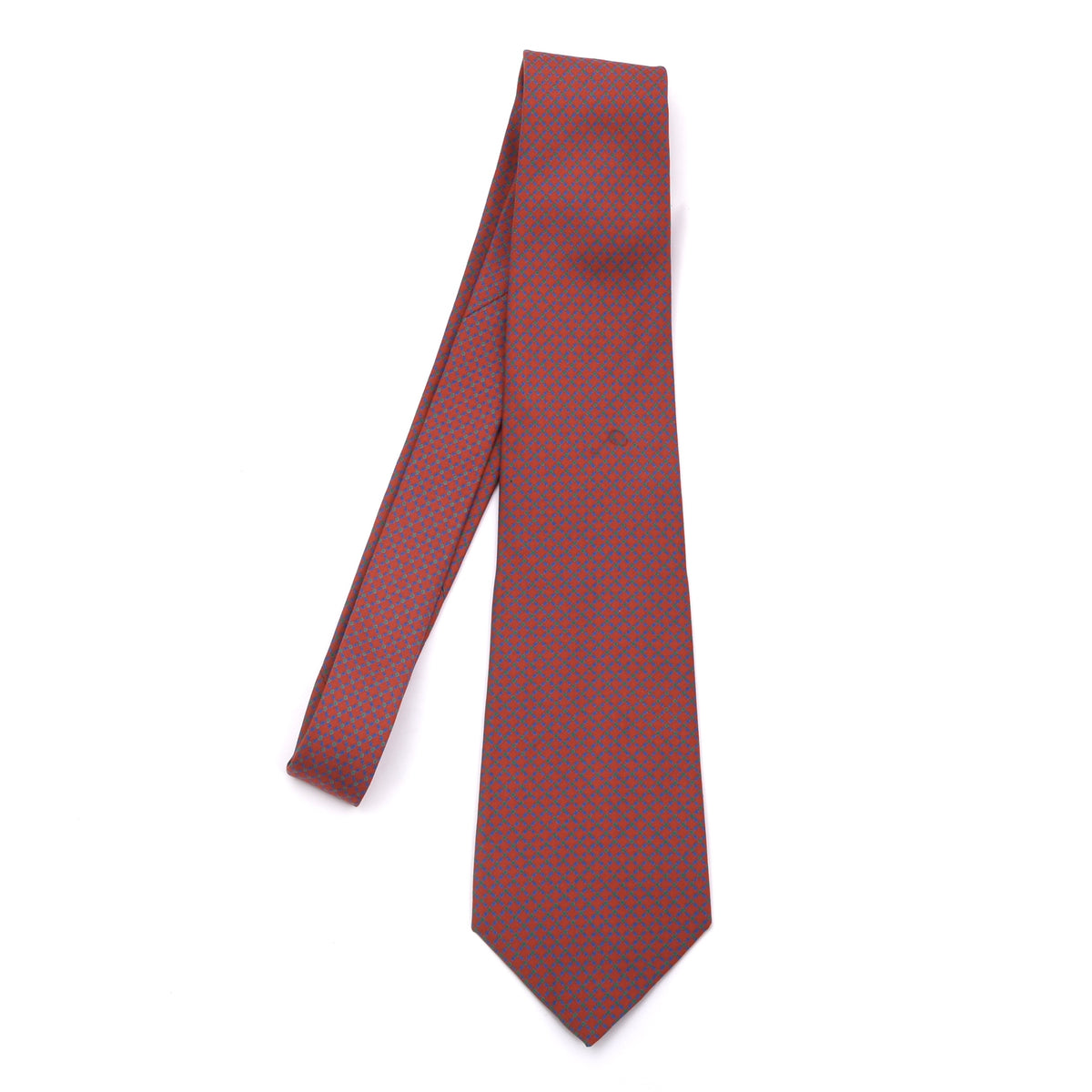 Turnbull & Asser Seide Krawatte Made in England - Rot Diamant