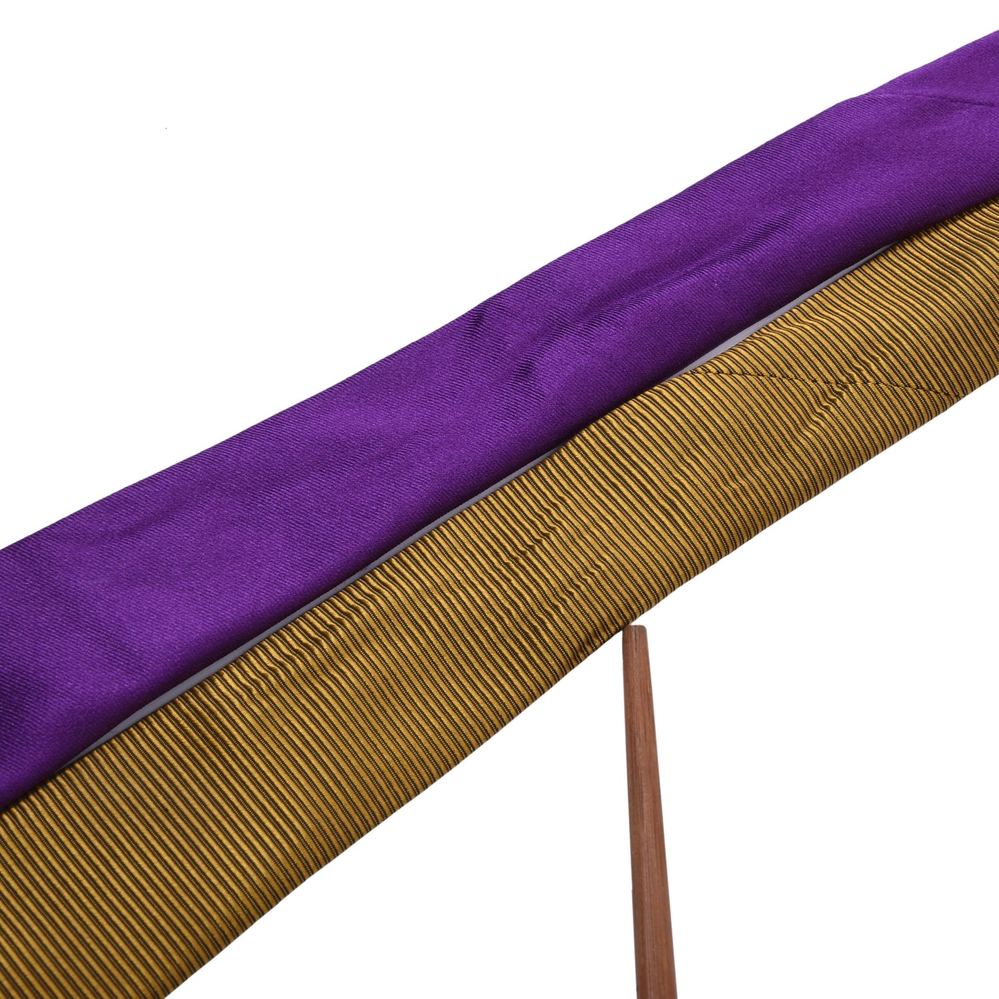 Etro Milano 2x Ties ca. 149cm/8-9.5cm - Gold/Purple