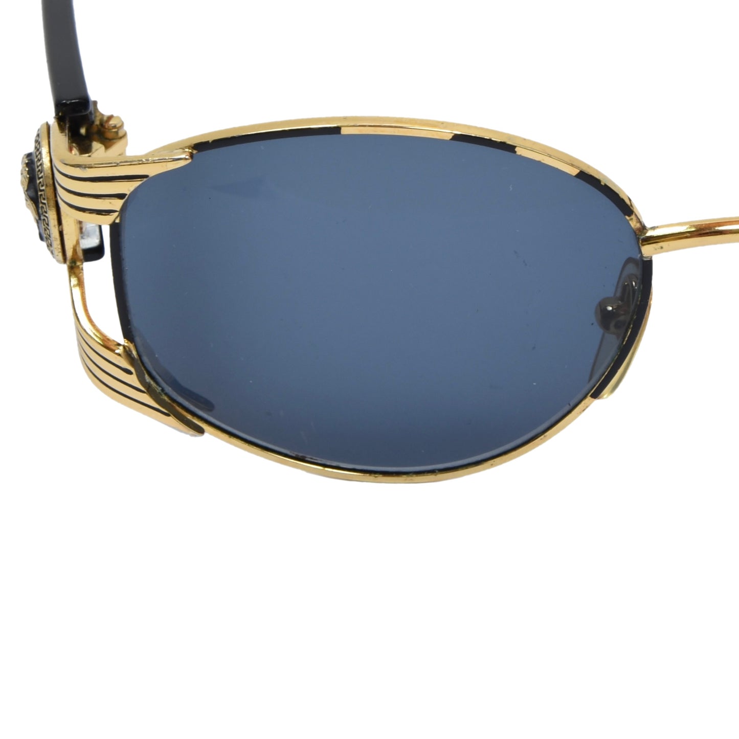 Gianni Versace Mod. S64 Col. 16L Sonnenbrillen - Schwarz & Gold
