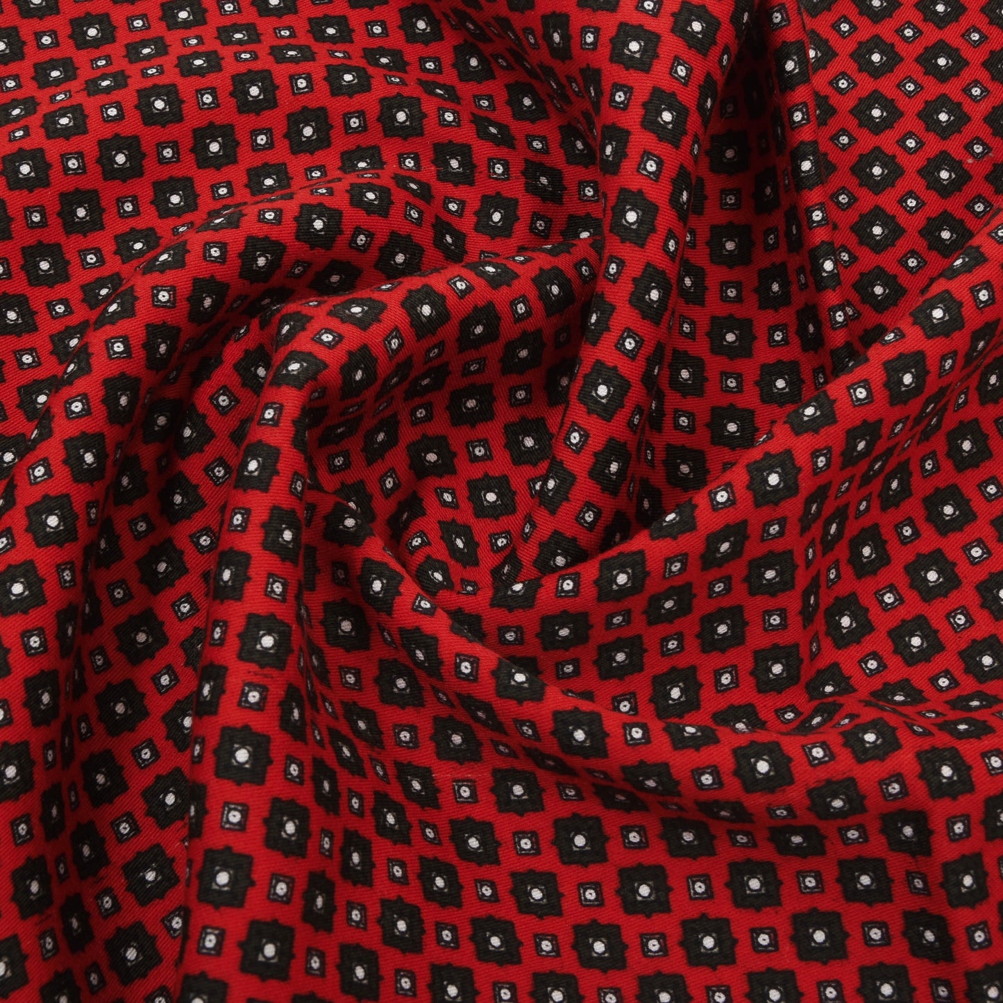 Classic Wool Challis Dress Scarf ca. 123cm - Red Neat