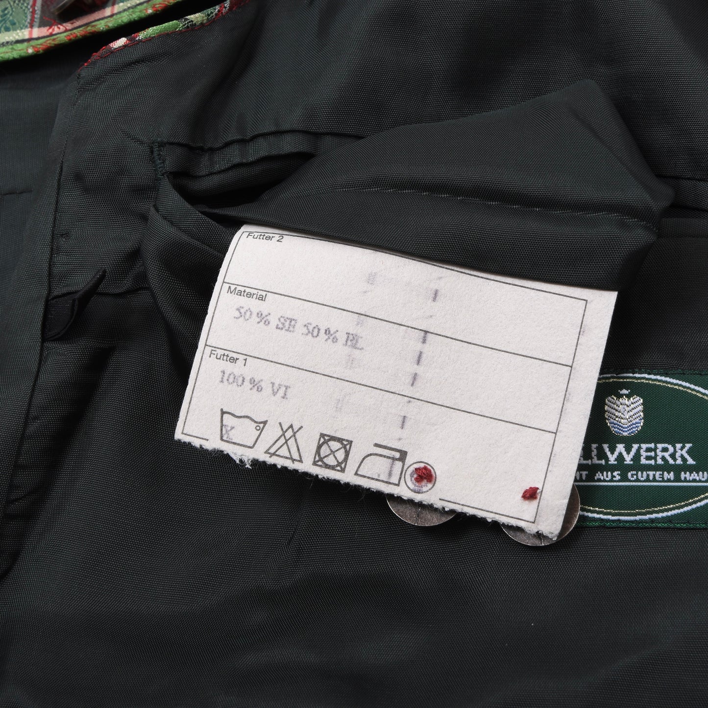 Allwerk Silk Blend Vest/Trachtengilet Size 46 ca. 51.5cm