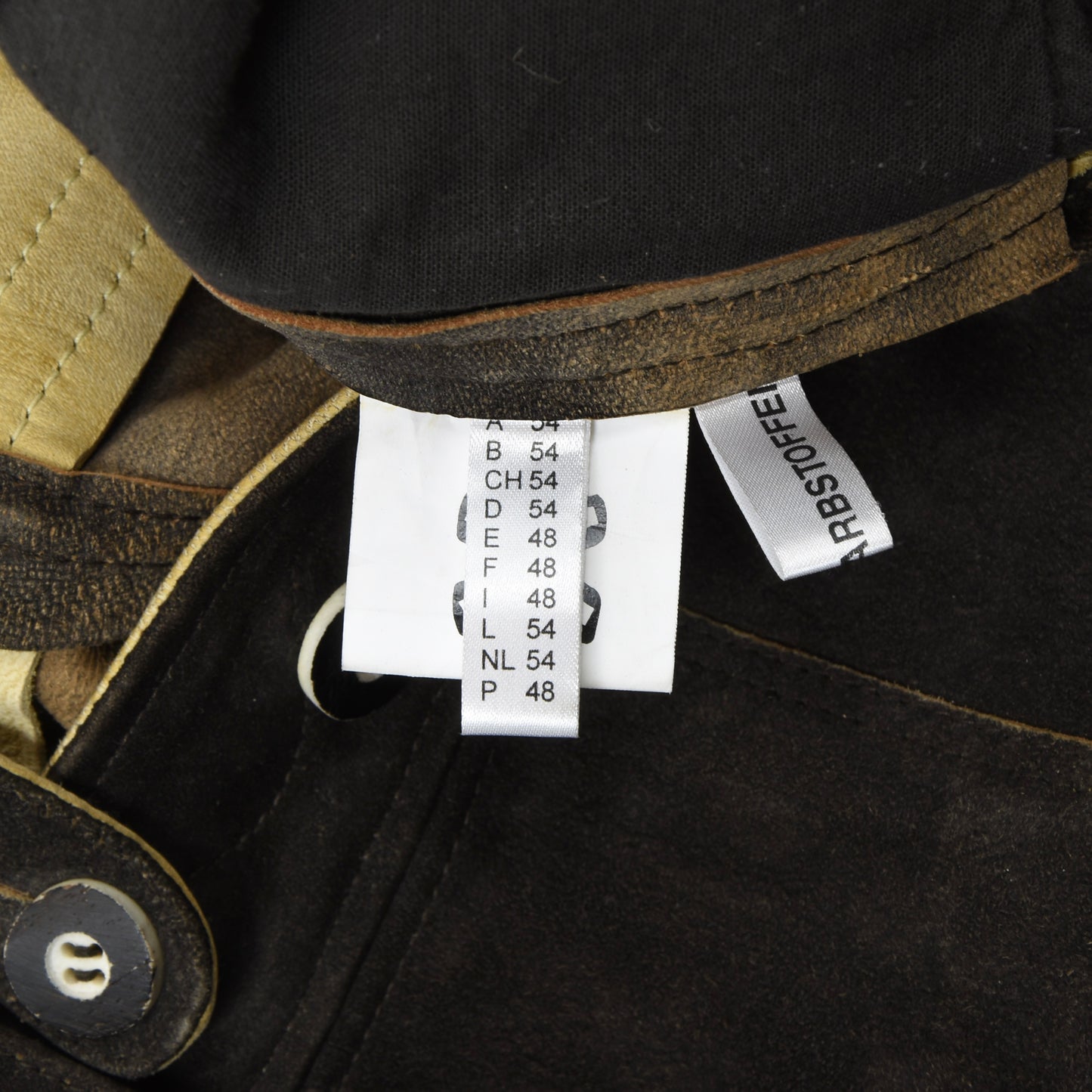 Zillertaler Suede Lederhose Size 54 - Chocolate Brown