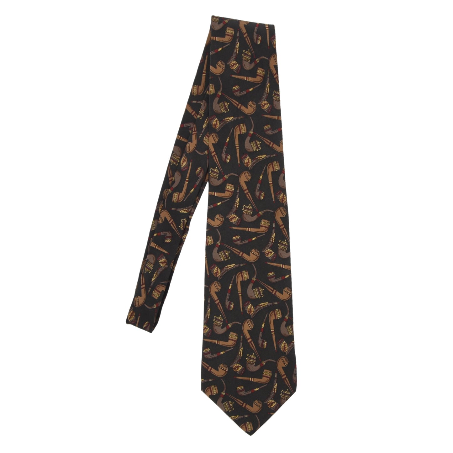 Phoenix Vintage Silk Tie ca. 142.5cm/9.5cm - Pipes