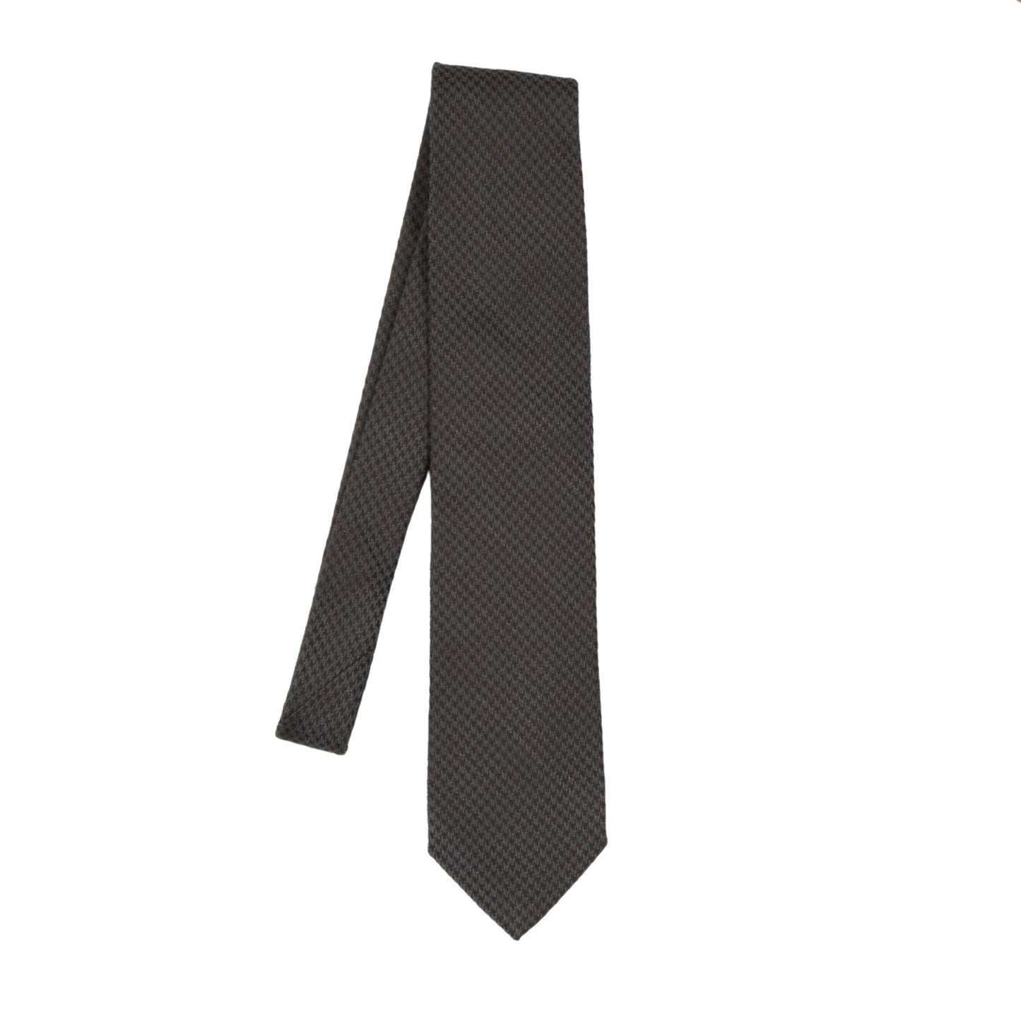 Don Gil Silk Tie - Houndstooth