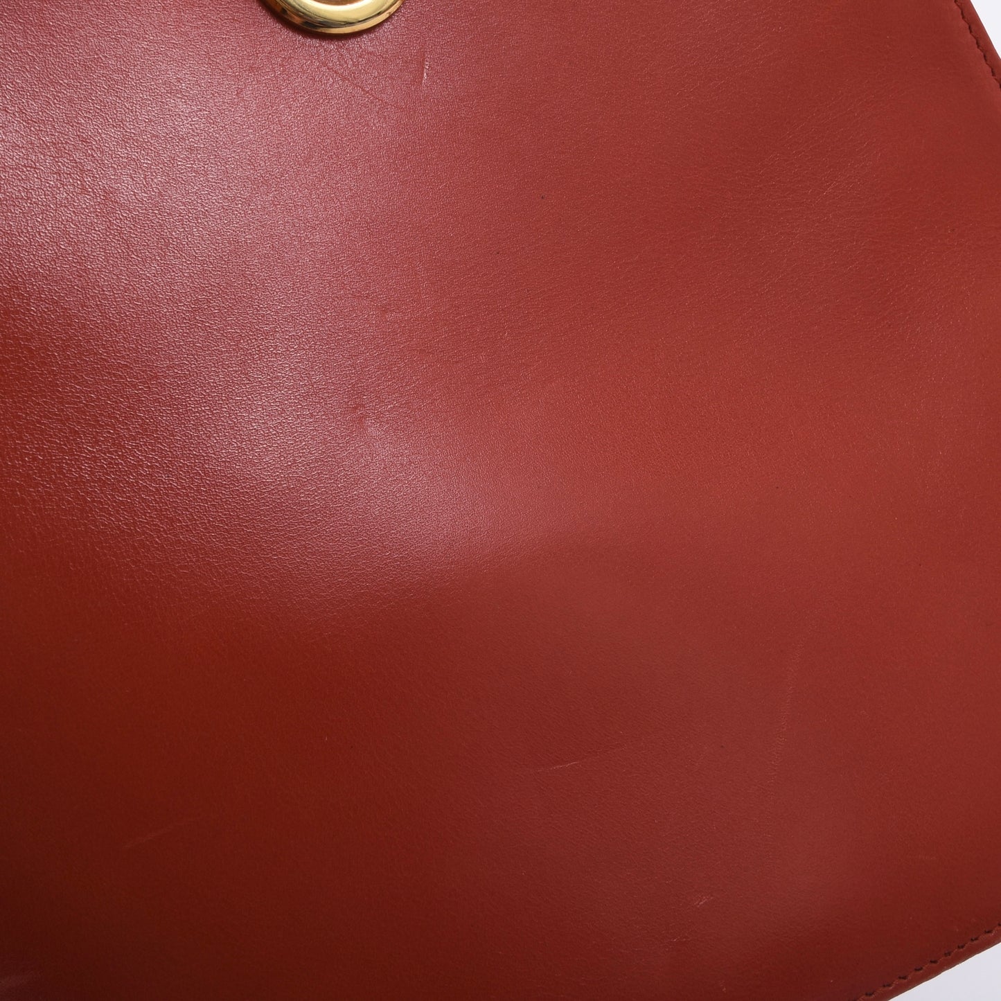 Salvatore Ferragamo Kleine Ledertasche ca. 20,5 cm - Orange