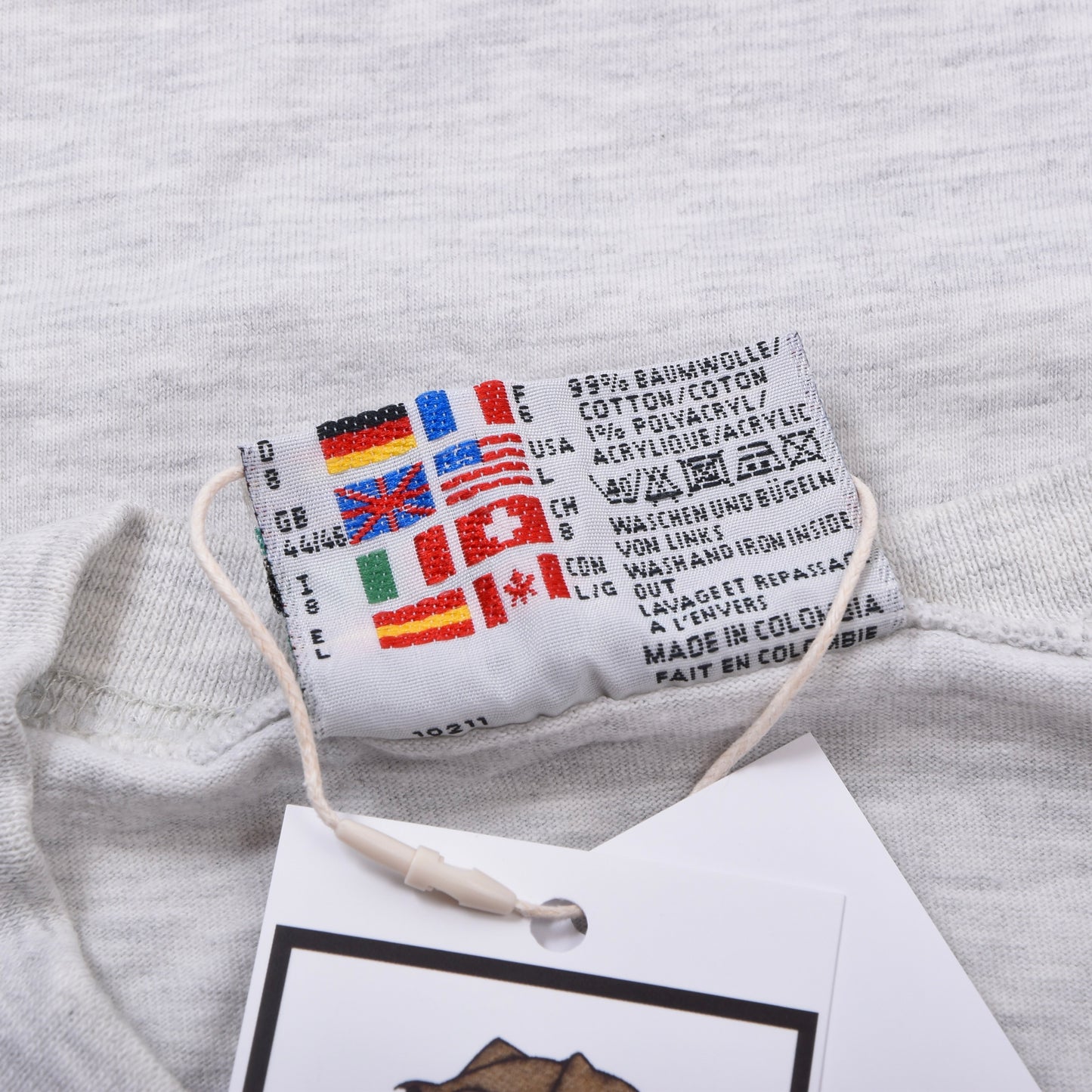 Vintage Adidas Equipment T-Shirt Größe D8 ca. 60cm - Heather Grey