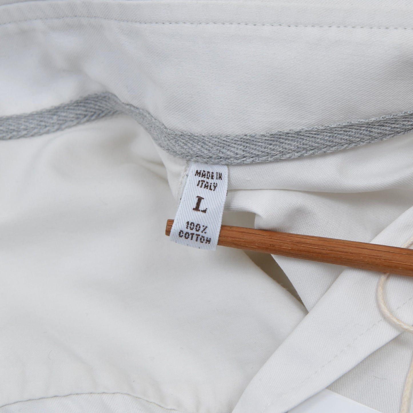 Brunello Cucinelli Hemd Größe L Basic Fit - Weiß