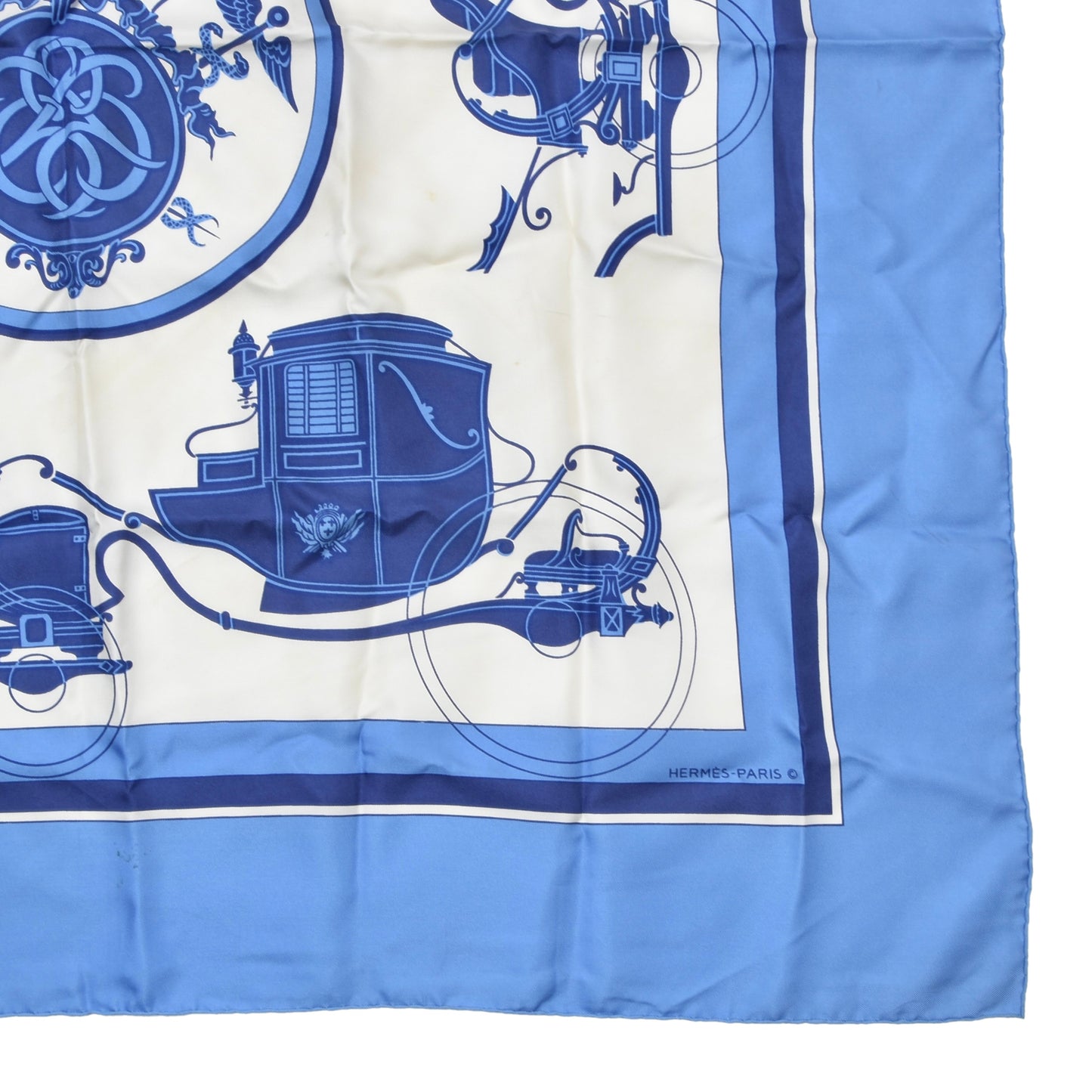 Hermès Paris Ex Libris Hugo Grygkar Silk Scarf