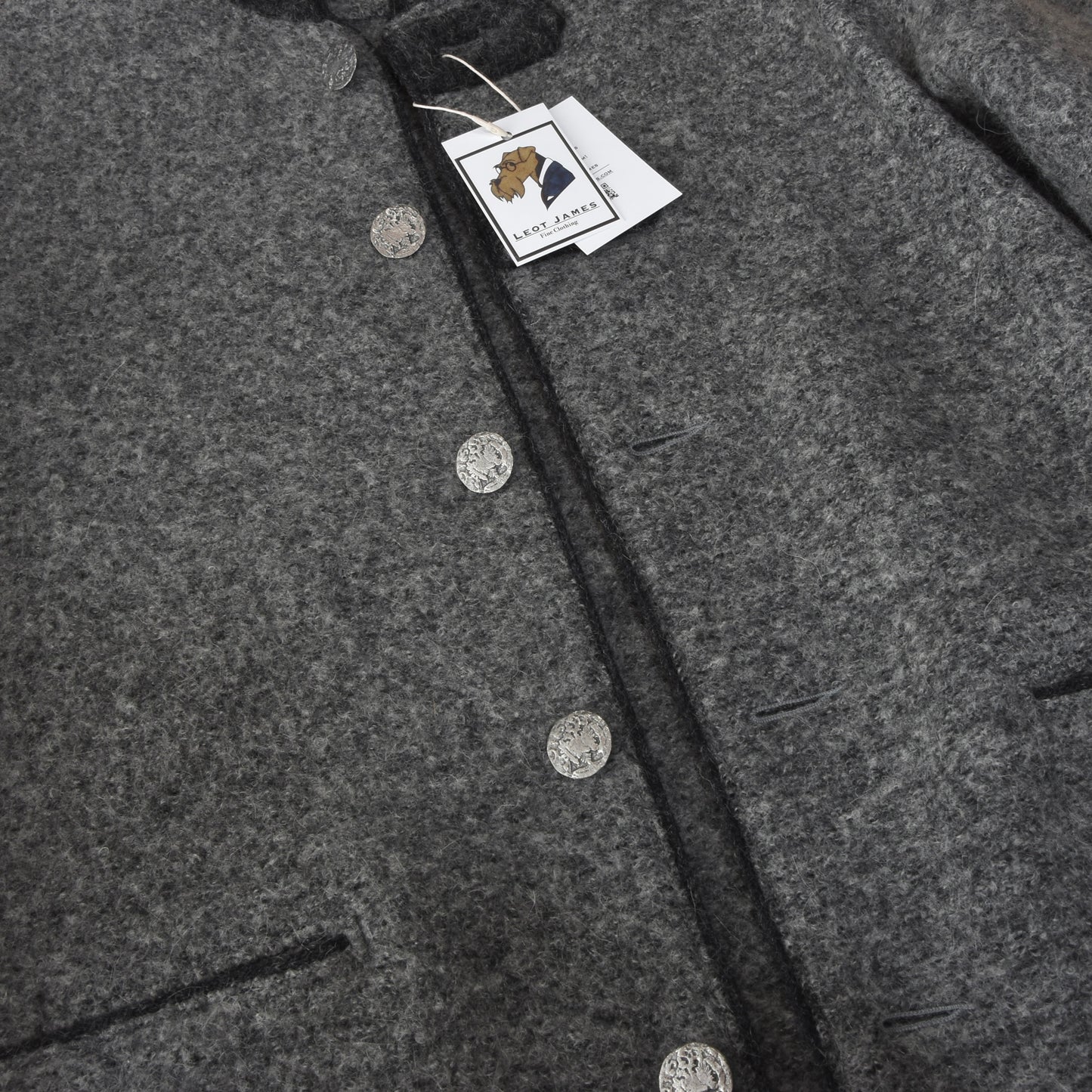 Giesswein Wool-Mohair Jacket Size 50 - Grey