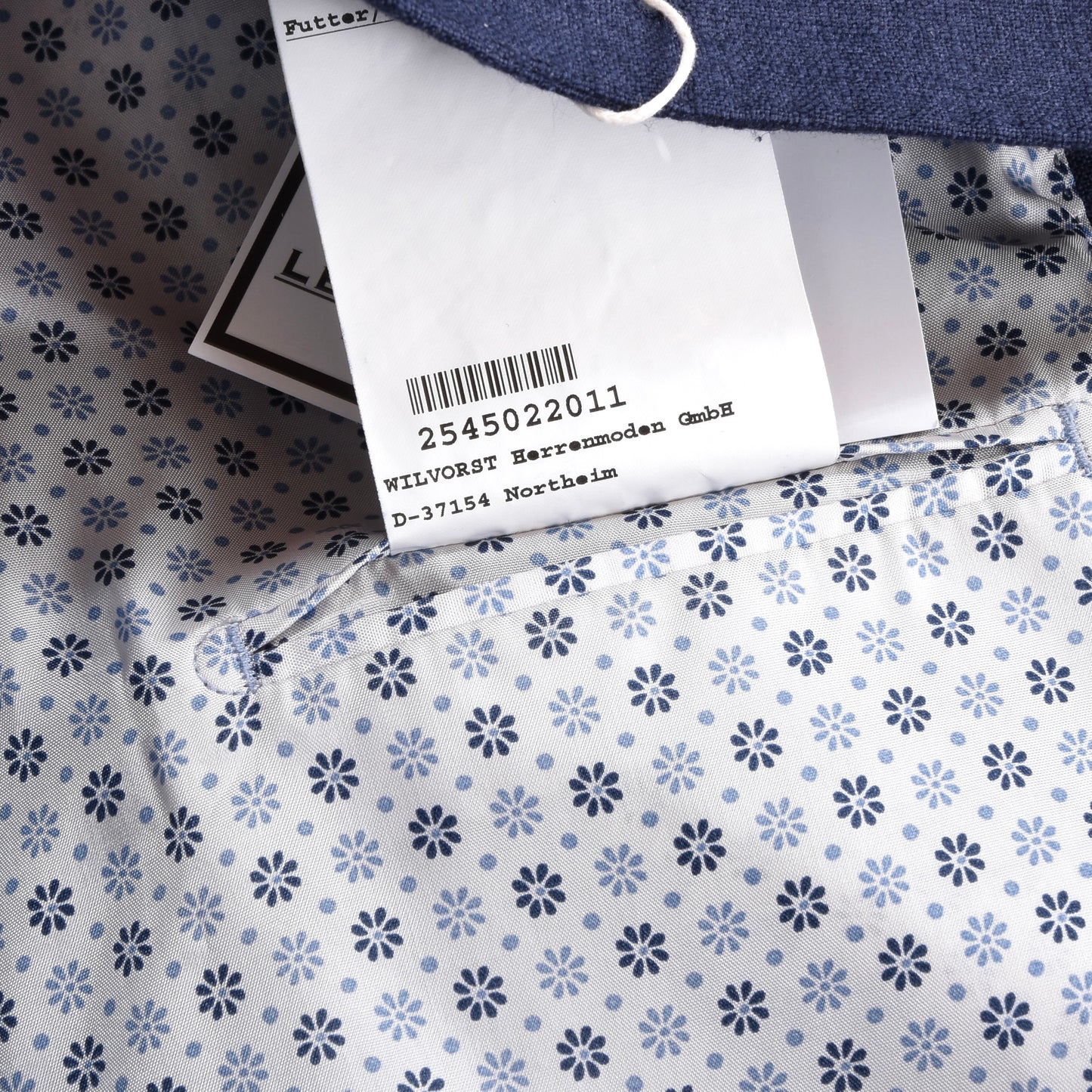 Suitcon Jacket Feat. Loro Piana Sunset Silk & Cashmere ca. 58cm - Blue